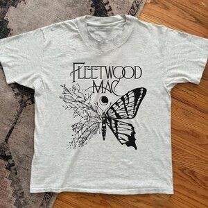 Retro Fleetwood Mac Band Tshirt, Grey Fleetwood Mac Unisex Tee Rock Music Merch